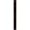 Ekena Millwork Eris Wrought Iron Bracket, (Single center brace), Antiqued Bronze 1 1/2"W x 12"D x 15"H BKTM01X12X15SERABZ - alternate 4